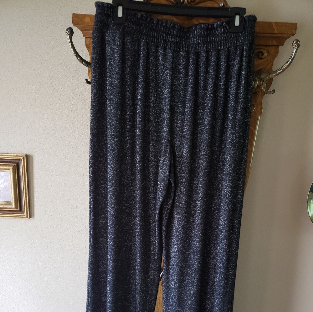 Soft Black Salt & Pepper Lounge Pants